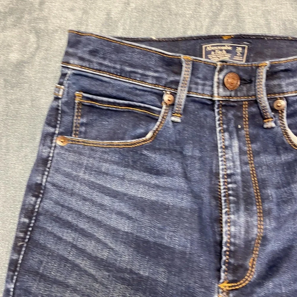 Abercrombie & Fitch Jeans Womens 26/2S Blue Denim Ultra High Rise Super Skinny